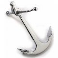 Chromed Fisherman´s  Anchor 20 cm