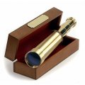 Brass Pocket Telescope - in wooden Box