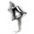 Chromed Ships Bell  5 cm