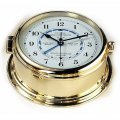 Tide-Clock Ø 18 cm in Brass-Case
