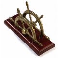 Letter Rack with brass Wheel 