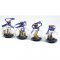 Set of 4 Mini-Ships-in-Bottle - diameter 6 cm