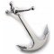 Chromed Fisherman´s  Anchor 30 cm