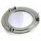 Chromed Brass Porthole Mirror Ø 18 cm