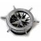 Chromed Ashtray Compass-Rose Ø 17 cm