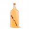 Plastic- Bottle for a Letter - - ORANGE